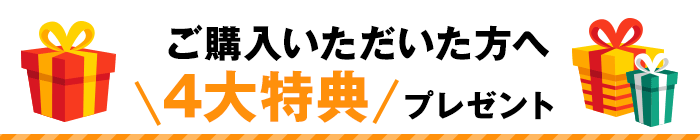 ご購入いただいた方へ4大特典プレゼント